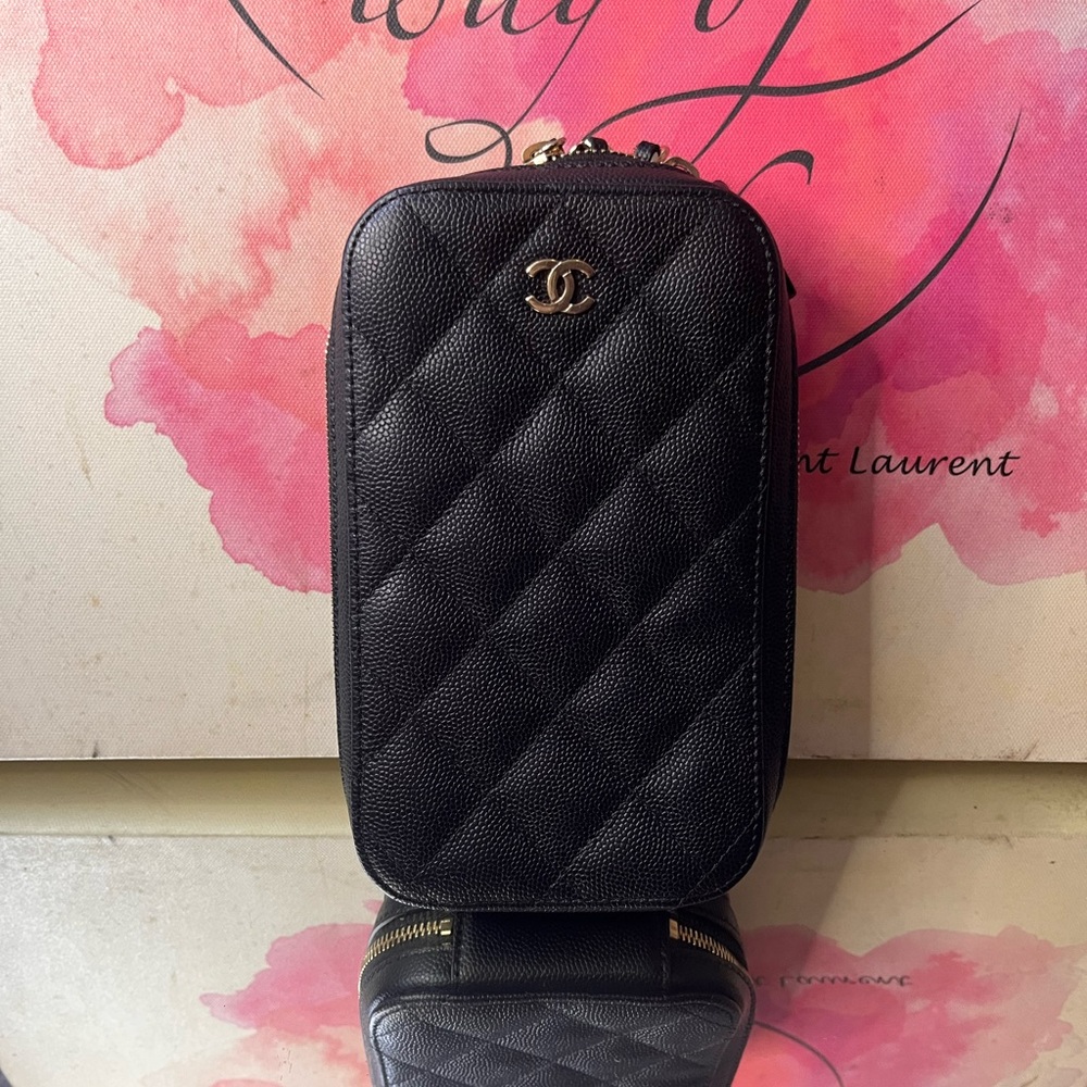 Authentic Chanel 2020 Quilted Crossbody Phone Holder